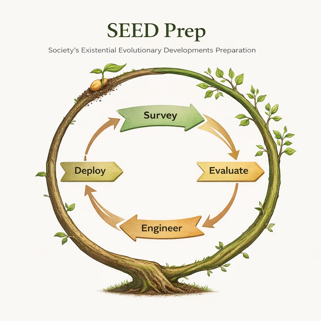 SEED Prep — Society's Existential Evolutionary Developments Preparation